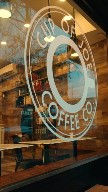 At Cup of Joe Coffee Company: real cafe photos